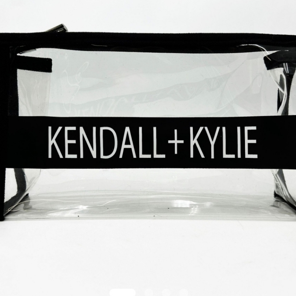 New Kendall and Kylie clear cosmetic pouch